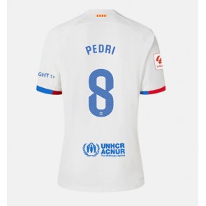Maillot de foot Barcelona Pedri Gonzalez #8 Extérieur Femmes 2023-24 Manches Courte